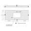 Plateau de meuble-lavabo simple 43 po avec lavabo-68843176