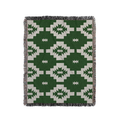 Hinto South Western Cotton Blend Blanket Throw
