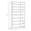 Modern minimalistic shoe cabinet with 6 doors, entryway cabinet, engineered wood-387995874-398819347