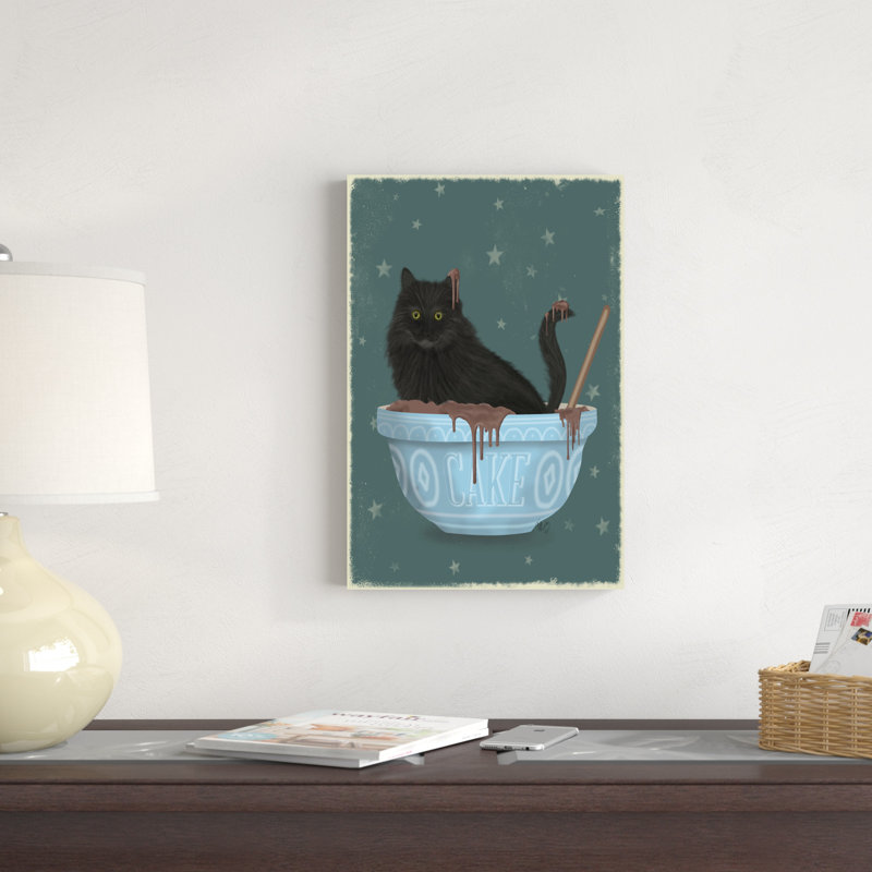 Bol à mélanger Black Cat, H 18 po x l 12 po x P 1,25 po