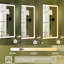 Surface ou encastré moderne armoire à pharmacie sans cadre à DEL à intensité variable avec miroir-466047150-447691379