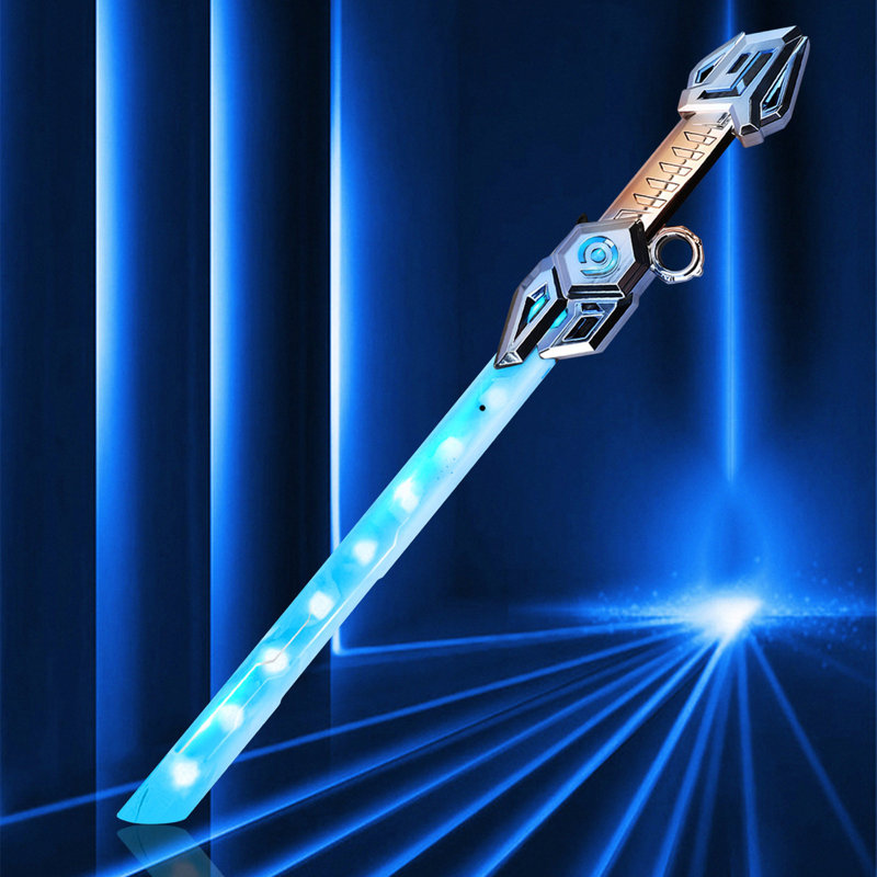 Épée lumineuse rétractable, C