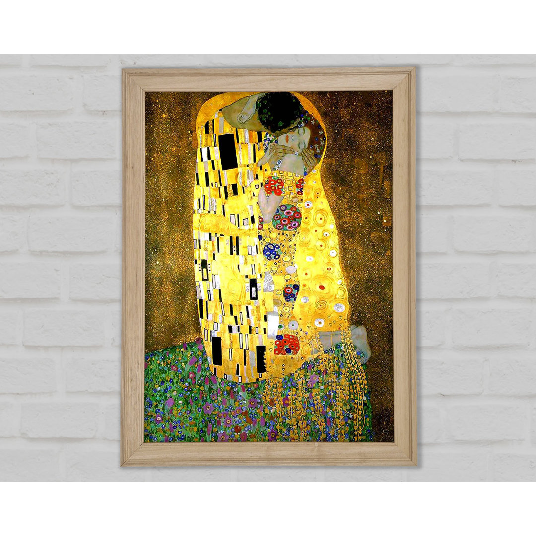 Klimt Der Kuss 2 - Einzelner Bilderrahmen Kunstdrucke