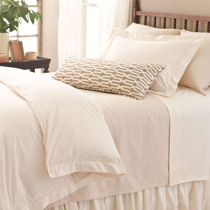 Classic Hemstitch Sheet Set, Full Sheet Set, Ivory