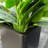 Kute Nest Elio Zen Column Fiberstone Planter - Santorini White - H25"-888501629-888501628
