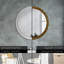 Huldar Glass Flat Wall Mirror