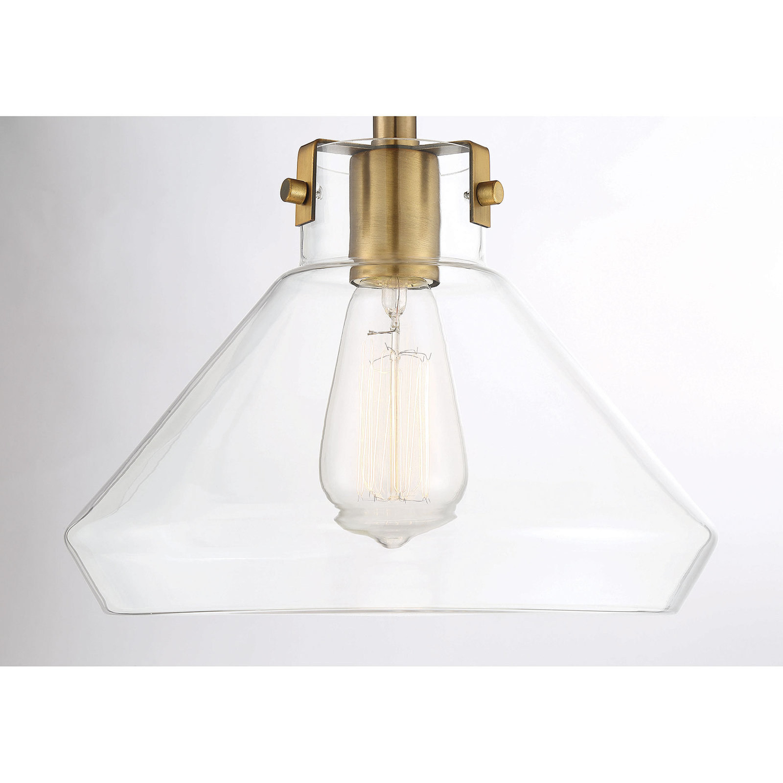 Ronan 1 - Light Semi Flush Mount, Brass