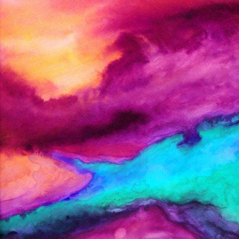 " The Tide " by Jacqueline Maldonado, 12" H x 12" W, No, Wrapped Canvas