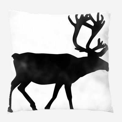 Canvas Outdoor Reversible Throw Pillow