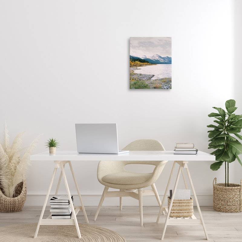 Mountain Region Shore Canvas Wall Art by Justine Milton, 20" H x 16" W