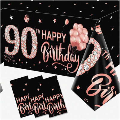Seventy Celebration Kit Blue Silver Glitter 15 Pcs