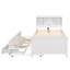 Lit plateforme avec tête de lit, USB, lit gigogne simple et 3 tiroirs-1275804886