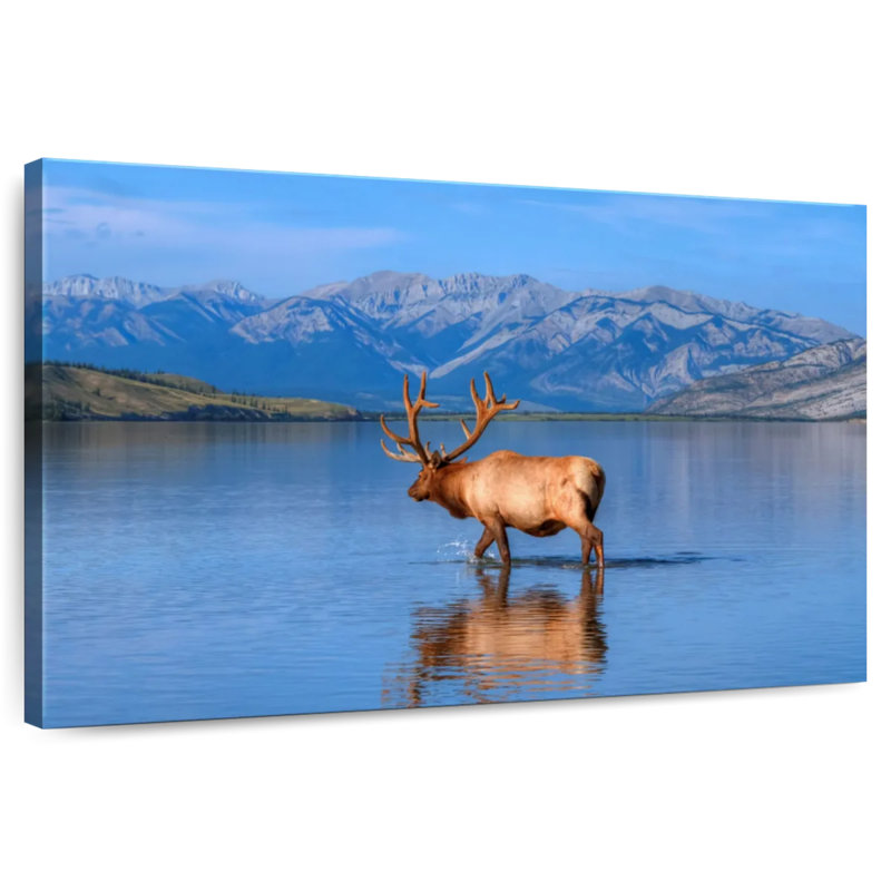 Jasper Lake Elk, 32" H x 48" W