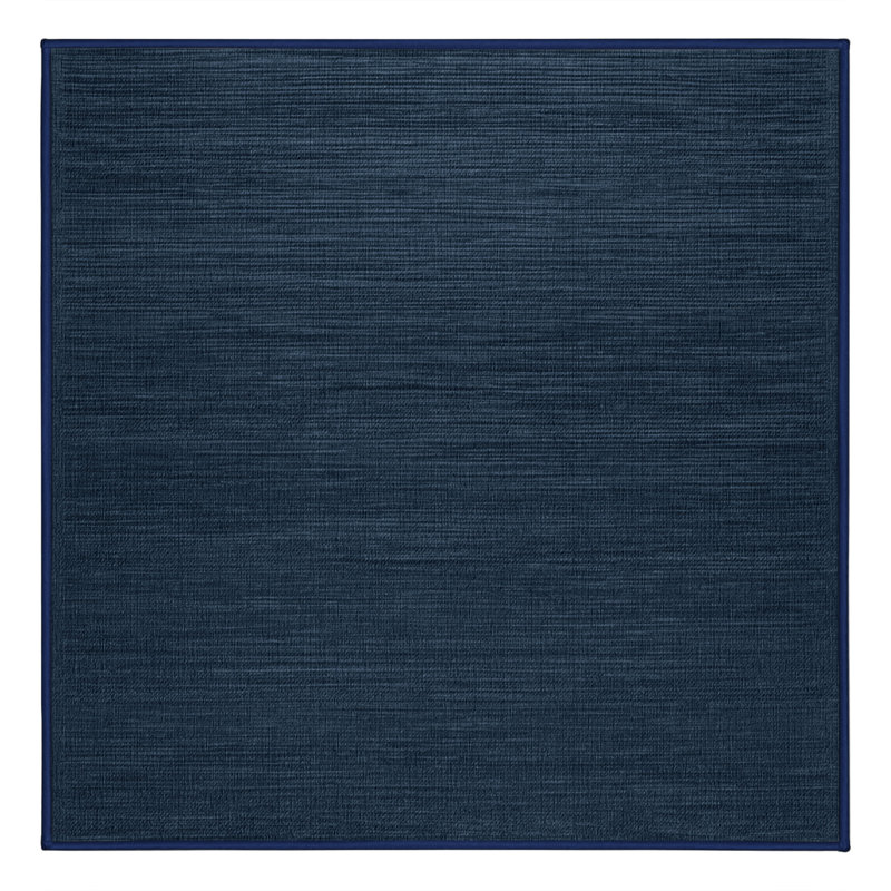 Tapis gris uni lavable à la machine, Carré 4 pi
