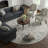 Calam Traditional Bordered Durable Performance Gray/Ivory Area Rug-636330740