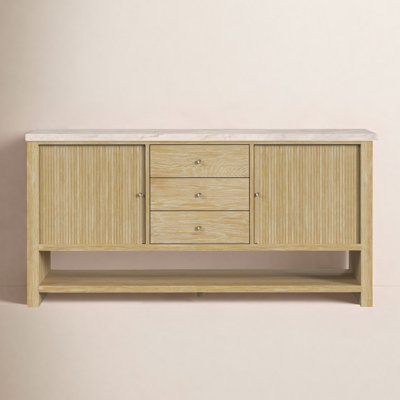 Marigot 72" Carrara Marble Double Bathroom Vanity