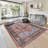  Heliopolis - Indoor, Machine Washable Area Rug 6' x 9' Terra Black Multicolor Home Carpet, All Ages-128456305