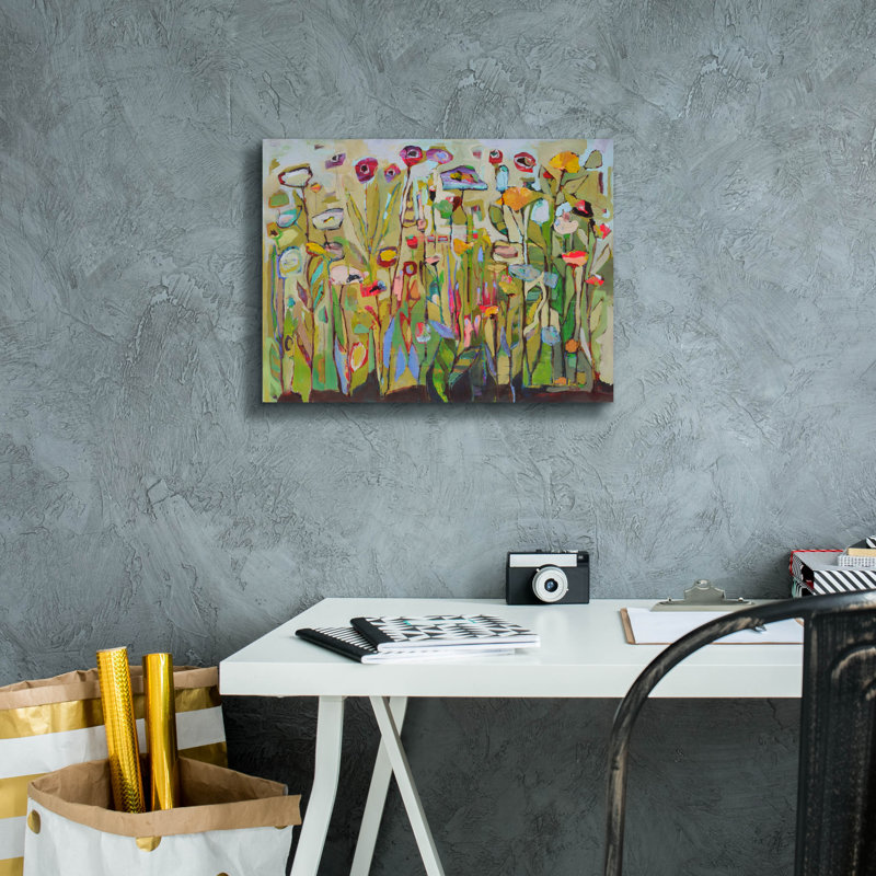 «Racing the rain» par Staci Marie Swider, art mural sur toile, H 12 po x l 16 po x P 0,75 po