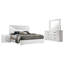 Pierce White High Gloss 4-piece Queen Bedroom Set-989531457