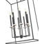 Lustre 8 lumières Gaultier noir mat + or Mordern-123223084