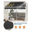 ZACOO 350cm W x 250cm D Polyester Cover Retractable Door / Window Awning-129546540