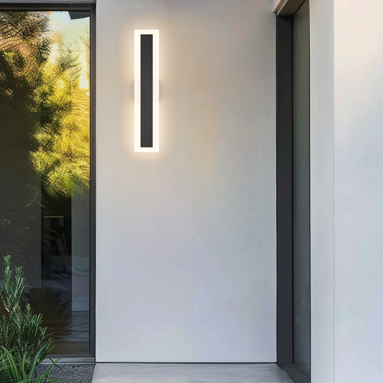 Eljan New Upgrade Iron Outdoor LED Wall Light with Back Plate