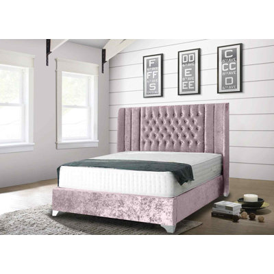 Upholstered Velvet Bed