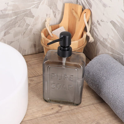 Distributeur de savon en verre PURE SOAP 18 FL OZ