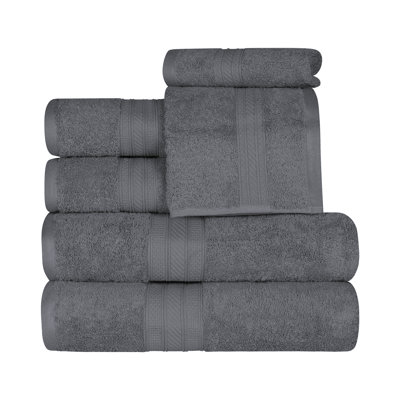 6-Piece Combed Cotton Towel Set