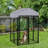 Outdoor Covered Dog Yard Kennel-92561314-112214391