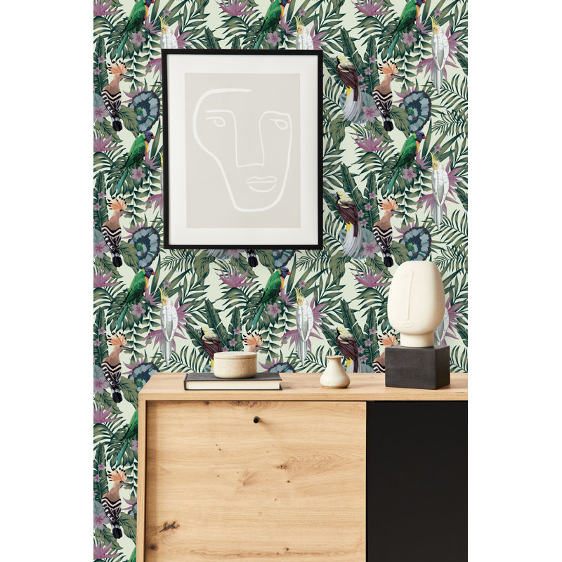 Panneau de papier peint Evers, L 18,75 po x l 25 po, Papier