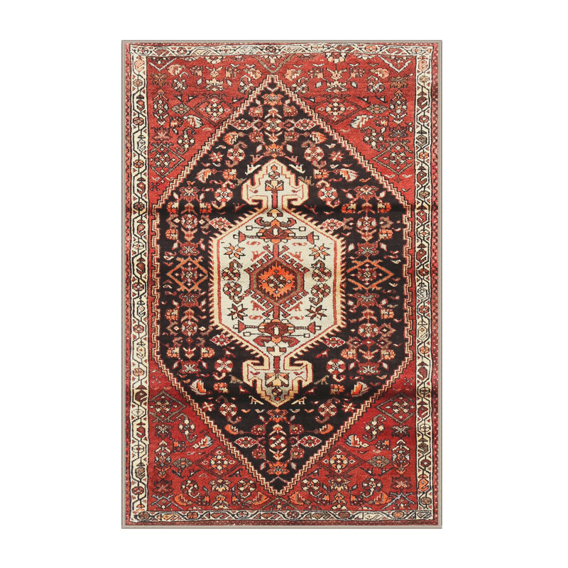Tapis rouge à motif sud-ouest, Rectangle 5 pi x 7 pi