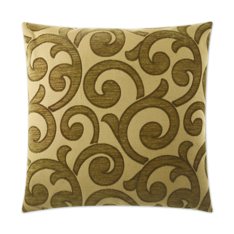 Key Pillow Cover & Insert, Olive, Square 24"
