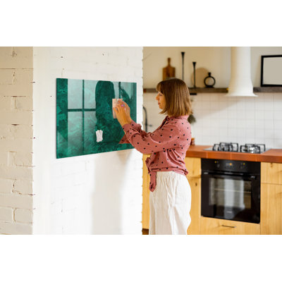 Magnetic Glass Photo Memo Board