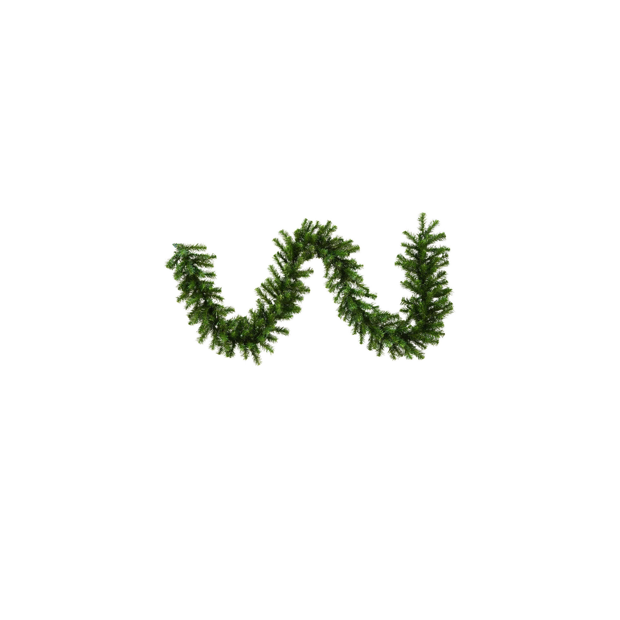 Artificial Douglas Fir Garland Unlit, 9' 10" L