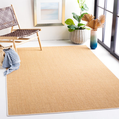 Msr9501 Martha Stewart Sisal/Jute Solid Color Rug in Natural/White