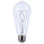 6 Watt LED - Flex Gray Filament - ST19 Loop - Medium Base - 2700K CCT - Clear - 120 Volt