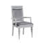 Chaise avec accoudoirs en tissu Maverick (ensemble de 2)