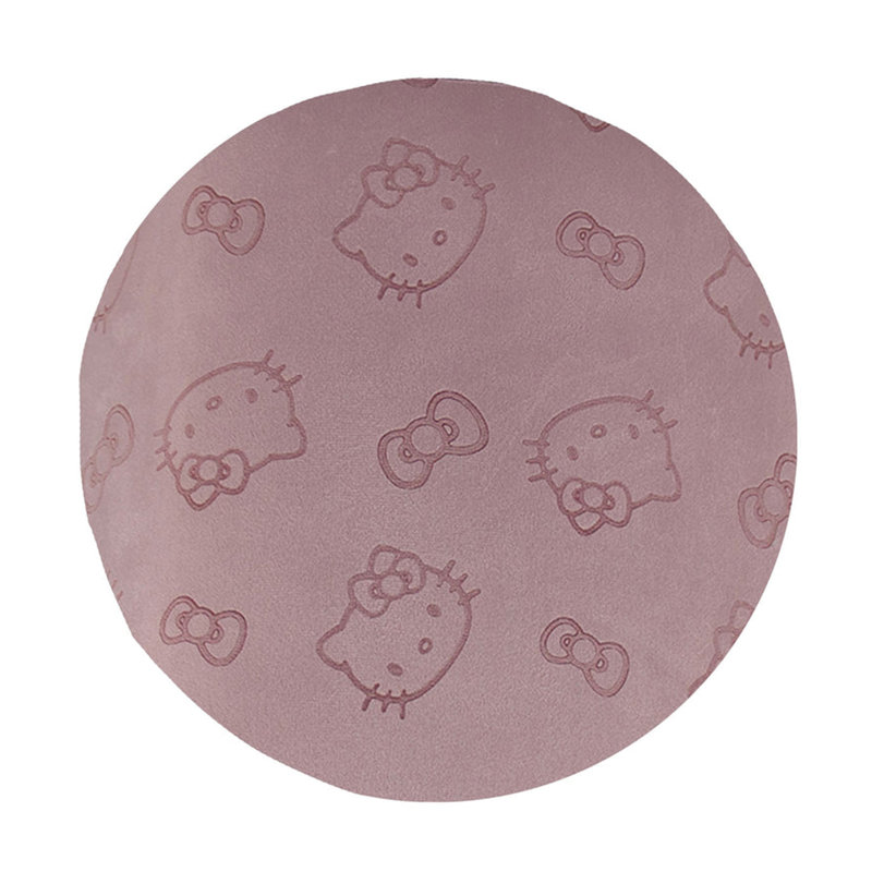 Repose-pieds Hello Kitty, Velours rose