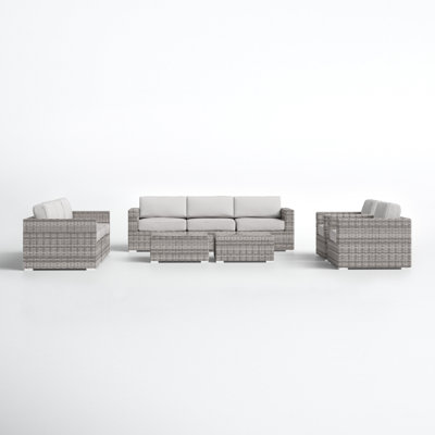 Franke Wicker 8 Person Seating Group