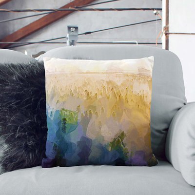 Abstract Square Throw Cushion