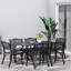 Claudi 6 - Person Patio Dining Set with Rectangular Table , Cushions Included-773950467