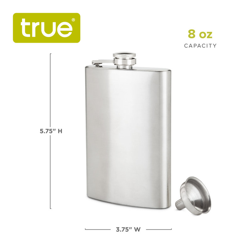 Fiole en acier inoxydable 8 oz Trueflask