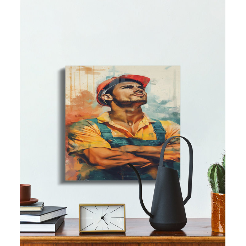 1 Piece Wrapped Canvas Wall Art Set, 25.4cm H x 25.4cm W