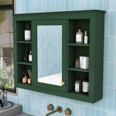 Medicine Cabinet with Mirrored Door for Modern Home Decor