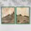 Hillside Walking Path III - reproduction encadrée de qualité supérieure - prête à être accrochée - aucun clou requis - aucun clou requis-108034972-108034964
