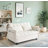 52" Modern Velvet Sofa Bed - 3-In-1 Convertible with Pillows & Side Pockets-1961656627