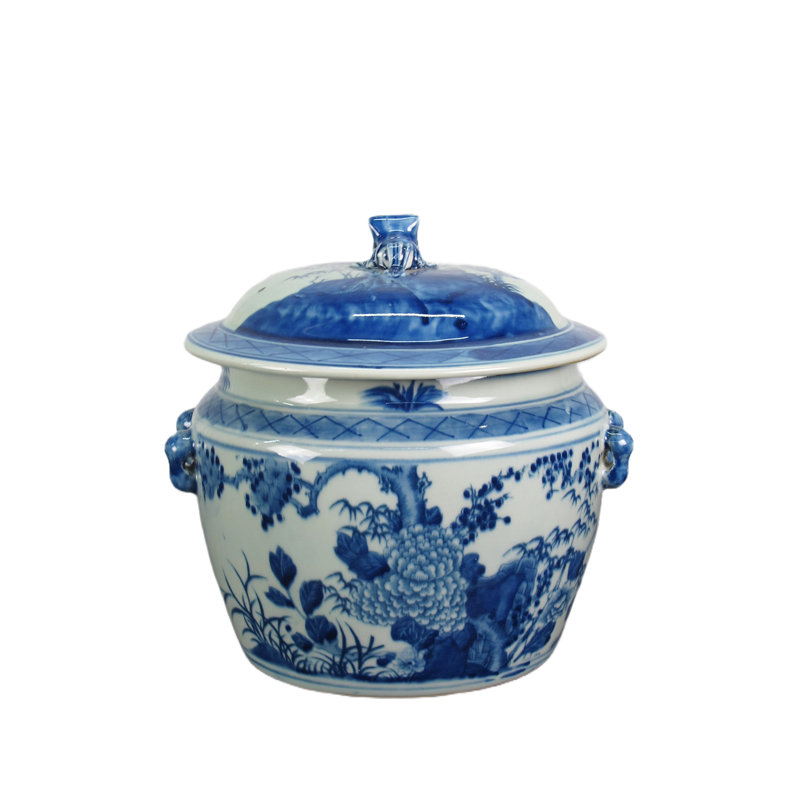 Pot en porcelaine fait à la main