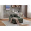 Chaise rembourrée avec repose-pieds, porte-gobelets, assise profonde et coussins amovibles-218066893
