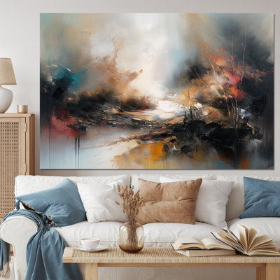 Art abstrait brun, nature II